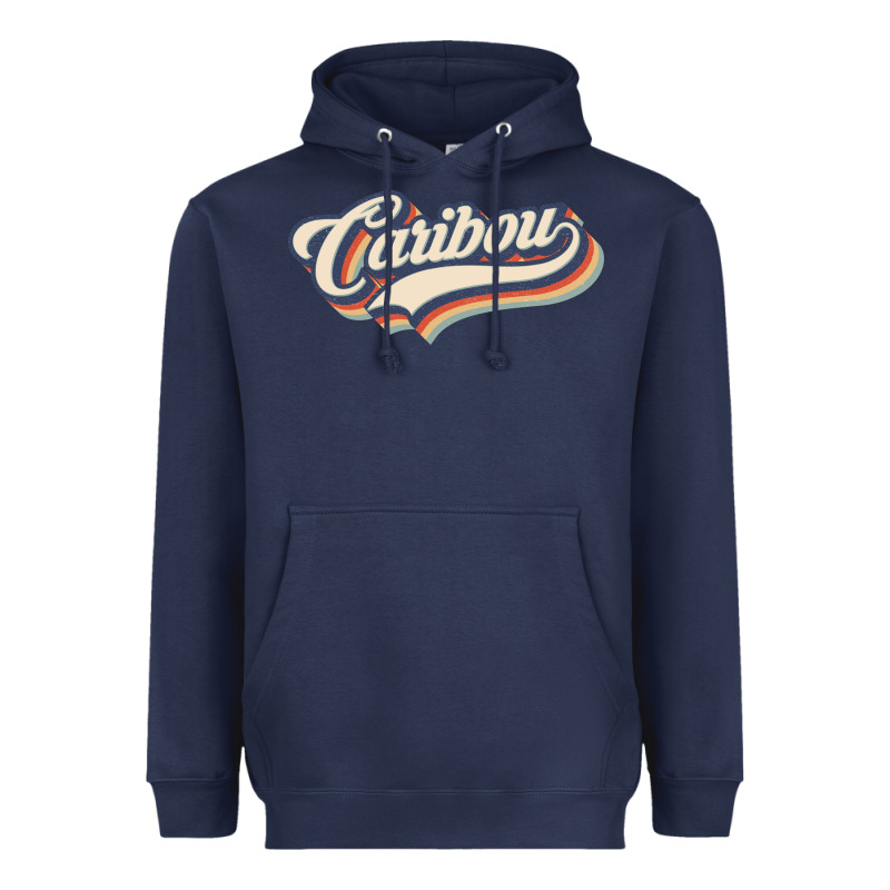 I Love Caribou City Usa Retro Vintage Heavyweight Hoodie by trangStudio | Teevron