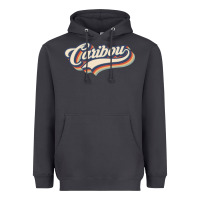 Smoke I Love Caribou City Usa Retro Vintage Heavyweight Hoodie - trangStudio