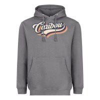 Storm I Love Caribou City Usa Retro Vintage Heavyweight Hoodie - trangStudio