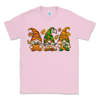 Bubblegum Pink Fall Gnomes Classic Tee - texasbilliewilder