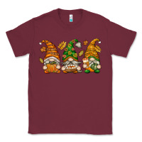 Burgundy Fall Gnomes Classic Tee - texasbilliewilder