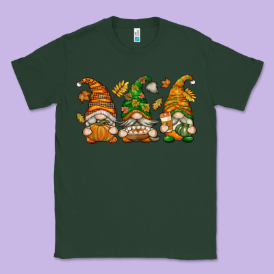 Fall Gnomes Classic Tee Designed By Texasbilliewilder