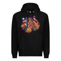 Black America afro girl sneakers Premium Hoodie - RanaPortraitStore