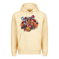 Pina Colada America afro girl sneakers Premium Hoodie - RanaPortraitStore