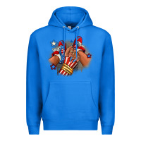 True Royal America afro girl sneakers Premium Hoodie - RanaPortraitStore