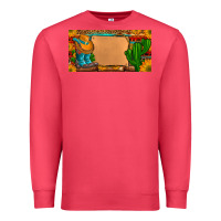 Cardinal custom cowboy boots aztec sunflowers leopard license plate Premium Sweatshirt - Artiststas