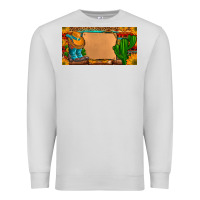 Dove Grey custom cowboy boots aztec sunflowers leopard license plate Premium Sweatshirt - Artiststas