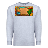 Heather Grey custom cowboy boots aztec sunflowers leopard license plate Premium Sweatshirt - Artiststas
