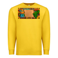 Lemon custom cowboy boots aztec sunflowers leopard license plate Premium Sweatshirt - Artiststas