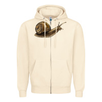 Sandshell snail Zipper Hoodie - LillyAllenDesigns