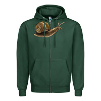 Sports Green snail Zipper Hoodie - LillyAllenDesigns