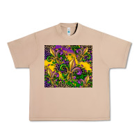 Burro mardi gras fleur de lis Urban Heavy Tee - CowGirlArtShop