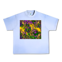 Grape Ice mardi gras fleur de lis Urban Heavy Tee - CowGirlArtShop