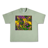 Oil Green mardi gras fleur de lis Urban Heavy Tee - CowGirlArtShop