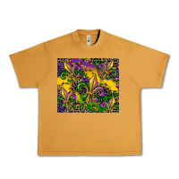 Peanut Butter mardi gras fleur de lis Urban Heavy Tee - CowGirlArtShop
