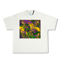 Pistachio mardi gras fleur de lis Urban Heavy Tee - CowGirlArtShop
