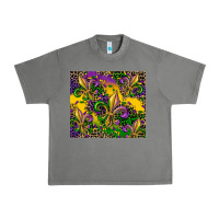 Mardi Gras Fleur De Lis Urban Heavy Tee | Teevron