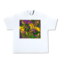 White mardi gras fleur de lis Urban Heavy Tee - CowGirlArtShop
