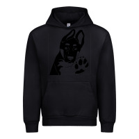 Black German Shepherd German Shepherd Puppy Urban Hoodie - trangStudio