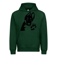Forest Green German Shepherd German Shepherd Puppy Urban Hoodie - trangStudio