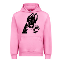 Fuchsia Pink German Shepherd German Shepherd Puppy Urban Hoodie - trangStudio