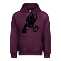 Mauve Wine German Shepherd German Shepherd Puppy Urban Hoodie - trangStudio
