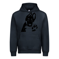 Navy German Shepherd German Shepherd Puppy Urban Hoodie - trangStudio