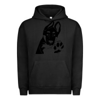 Pigment Black German Shepherd German Shepherd Puppy Urban Hoodie - trangStudio