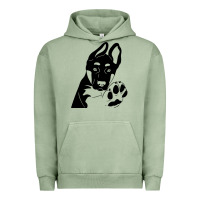 Pigment Oil Green German Shepherd German Shepherd Puppy Urban Hoodie - trangStudio