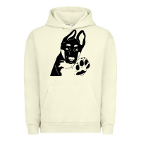 Pigment Pistachio German Shepherd German Shepherd Puppy Urban Hoodie - trangStudio