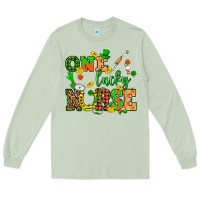 Matcha St. Patricks Day one lucky nurse Long Sleeve Tee - HowdyJamesFarm