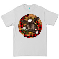 Dove Grey Christmas Baby Cow Premium Tee - RanaPortraitStore