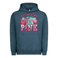 Pigment Midnight Navy in october we wear pink Urban Hoodie - AdoDesignShop