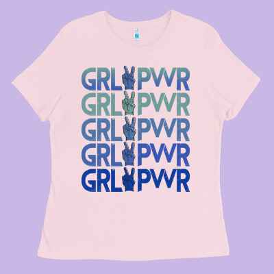 Girl Power Peace Ladies Tee Designed By Bettercallsaul