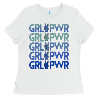 White Girl Power Peace Ladies Tee - Bettercallsaul