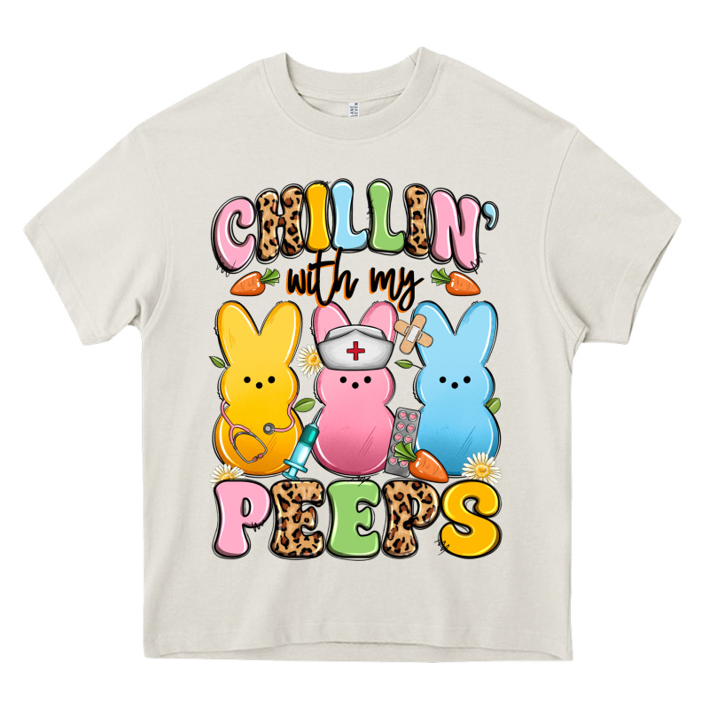 Chillin' With My Peeps Nurse Heavy Core Tee by Artiststas | Teevron