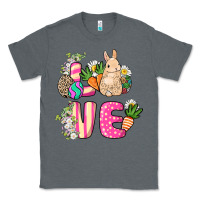 Charcoal Heather Love Easter Classic Tee - NancyCooperArtShop
