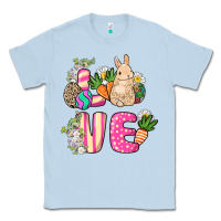 Dusty Blue Love Easter Classic Tee - NancyCooperArtShop