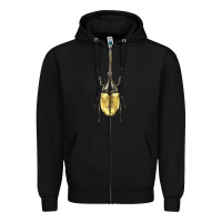 Black hercules beetle Zipper Hoodie - LillyAllenDesigns