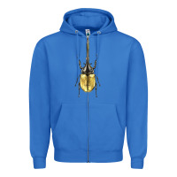 True Royal hercules beetle Zipper Hoodie - LillyAllenDesigns