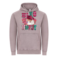 Vintage Zinc ho ho howdy santa pink christmas Vintage Hoodie - CowGirlArtShop