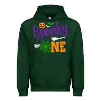 Forest Green spooky one boy halloween 1st birthday matching family t shirt Urban Hoodie - trangStudio