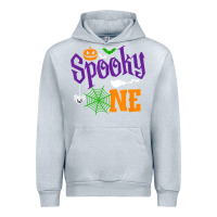 Heather Grey spooky one boy halloween 1st birthday matching family t shirt Urban Hoodie - trangStudio