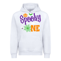 White spooky one boy halloween 1st birthday matching family t shirt Urban Hoodie - trangStudio
