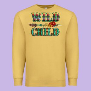 Wild Chıld Serape Sunflower And Gemstone With Arrow Premium Sweatshirt Designed By Artiststas
