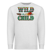 Oatmeal Heather wild chıld serape sunflower and gemstone with arrow Premium Sweatshirt - Artiststas
