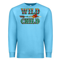 Ocean Blue wild chıld serape sunflower and gemstone with arrow Premium Sweatshirt - Artiststas