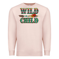 Pale Pink wild chıld serape sunflower and gemstone with arrow Premium Sweatshirt - Artiststas