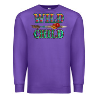 Purple wild chıld serape sunflower and gemstone with arrow Premium Sweatshirt - Artiststas