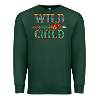 Sports Green wild chıld serape sunflower and gemstone with arrow Premium Sweatshirt - Artiststas